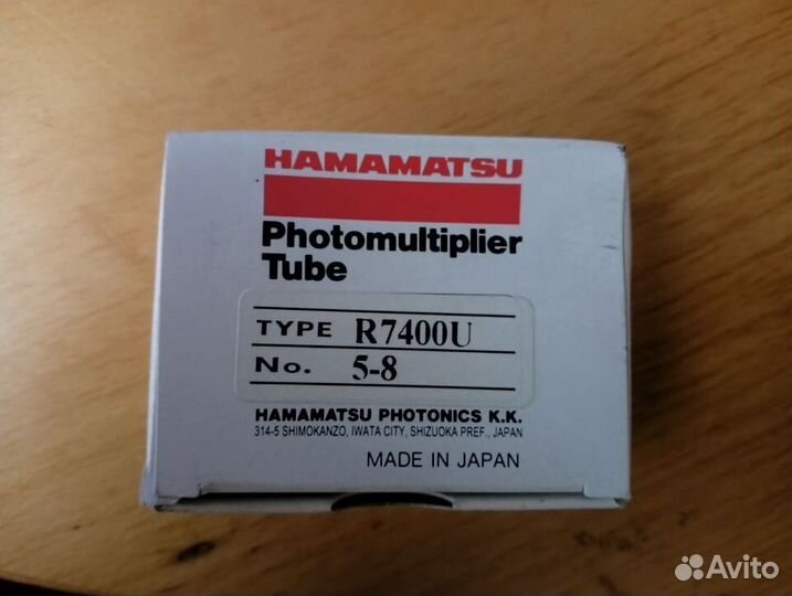 Фотоэлектронный умножитель hamamatsu R7400U