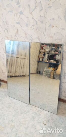 Зеркала 395 мм х 855 мм бу. Есть небольшие