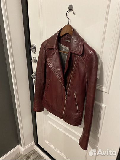 Massimo dutti кожаная куртка