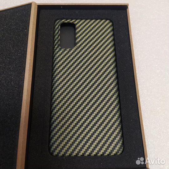 Чехол Barn&Hollis Carbon для Huawei P40 Matte Gree
