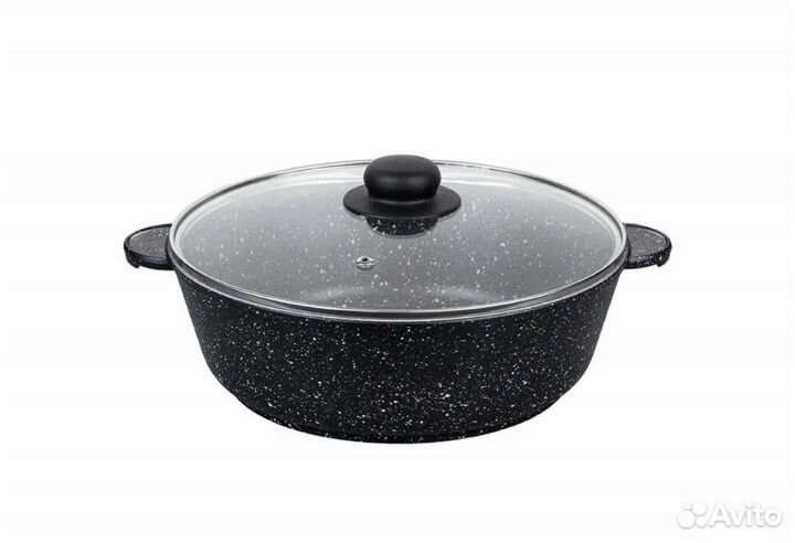 Жаровня (сотейник ), 28 см с крышкой. Алюминий