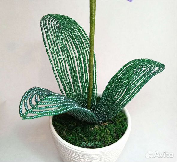 Орхидея из бисера