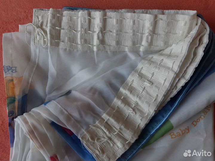 Тюль для детской шир.280, высота 280 ткань вуаль