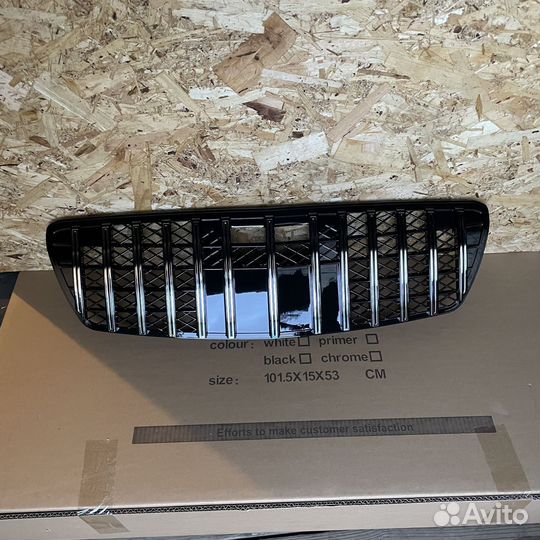 Решетка радиатора GT хром Мерседес Е Класс W211