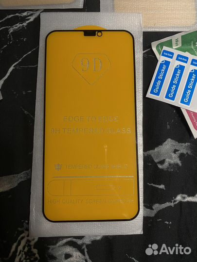 Стекло защитное iPhone 11 + чехол