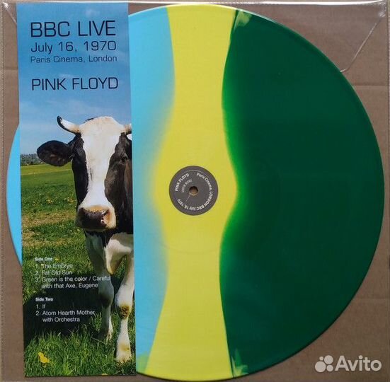 Виниловая пластинка pink floyd - paris cinema lond