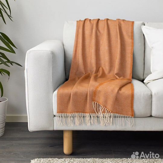 Плед IKEA новый 140х180