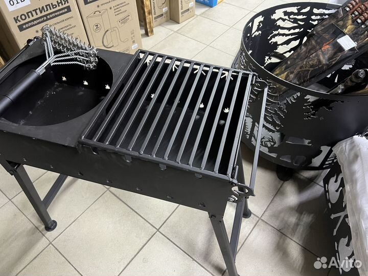 Мангал комбинированный+щетка