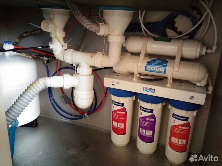 Установка фильтров для очистки воды. Подключение