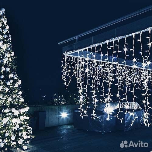 Гирлянда уличная Бахрома 12 метров фирма SDA