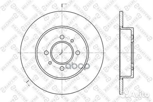 Диск торм. зад. renault laguna safrane 1 Stellox