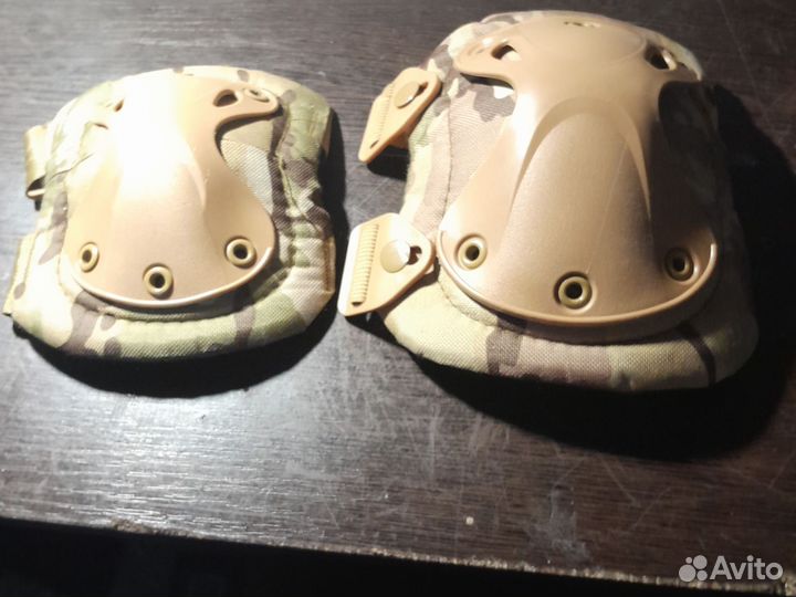 Налокотники страйкбольные(цвет:песчаный)