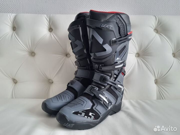 Moto ботинки эндуро Leatt boot 5.5 Enduro Серые