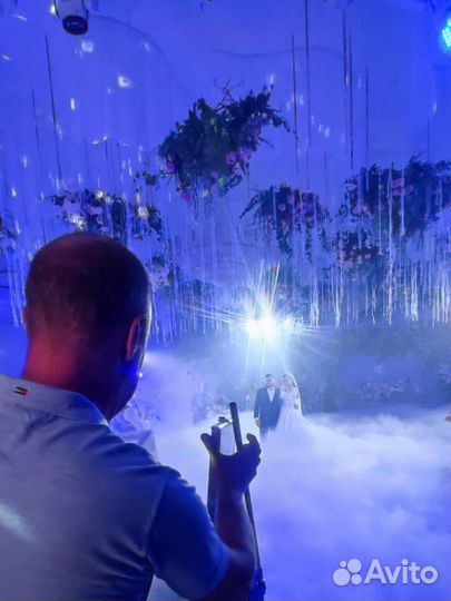 Свет, звук, сцена, лаер, дым, светодиодный экран