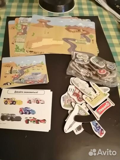 Disney Умный чемоданчик Тачки.Книга Самые быстрые