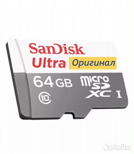 Sandisk ultra 64гб micro sd