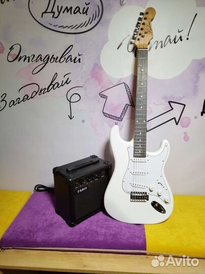 Электро гитара с комбоусилителем
