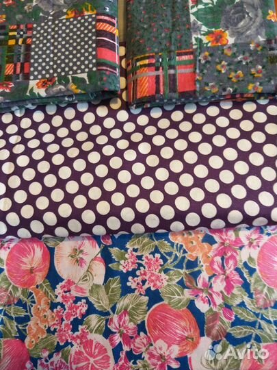 Отрезы.Ткани.ссср.Драп.Штапель.Ситец