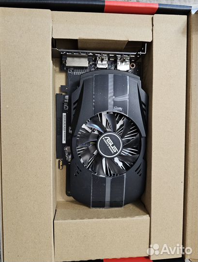 Видеокарта Asus phoenix radeon 550 64-bit 2 gb gdd