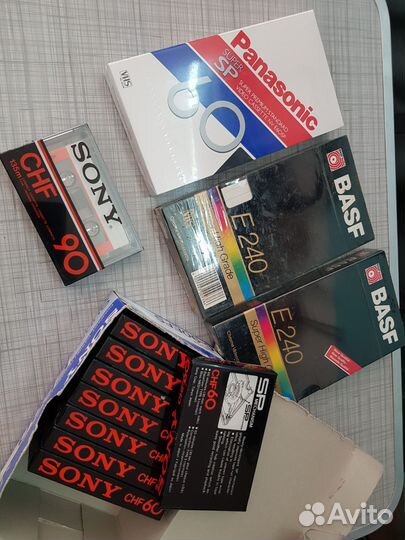 Видео кассеты BASF, Panasonic