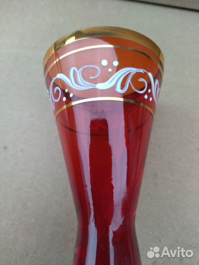 Бокалы богемское стекло 20см