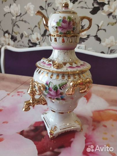 Самовар Гжель