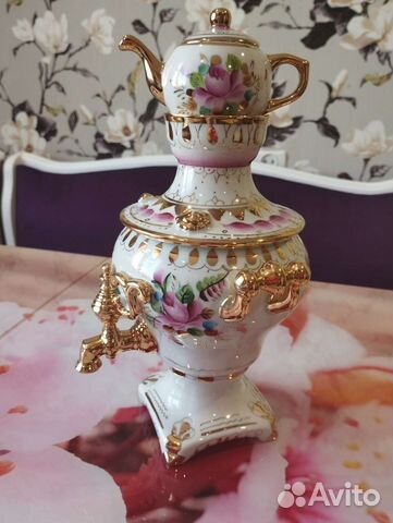 Самовар Гжель