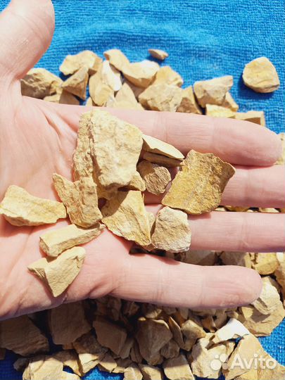 Крошка каменная песчаник тигровый (желтый)