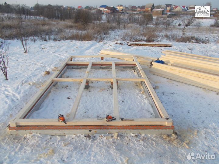 Дома срубы из бруса 6х8 строительство отделка