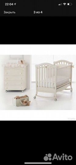 Детская кровать Erbesi Classique Swarovski Италия