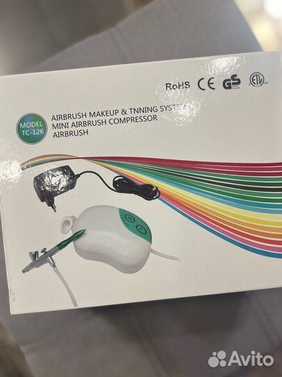 Маникюрный набор для аэрографии с компрессором