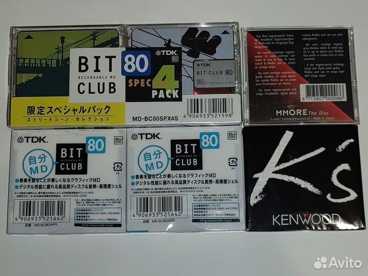 Минидиск TDK Bit Club Kenwood victor daiso axia