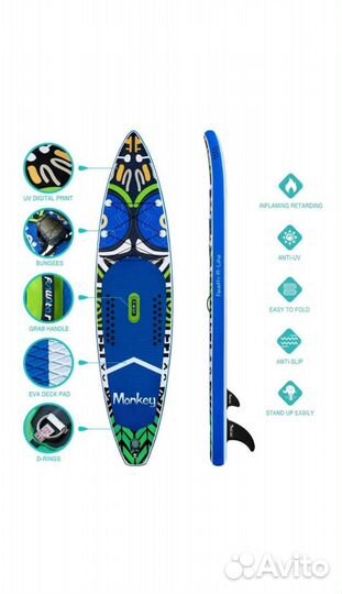 Сапборд sup board сап борд доска monkey новый