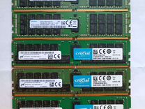 Серверная память 16-64Gb DDR4 ECC REG, Xeon