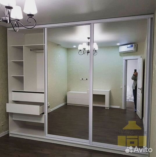 Шкаф купе угловой