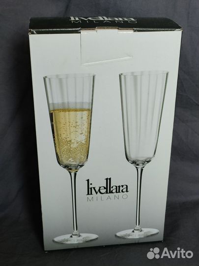 Бокалы для шампанского Livellara Milano
