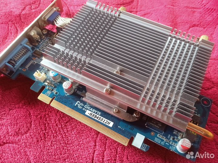 Видеокарта gigabyte gv nx84s512h + охлаждение