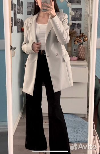 Пиджак из эко кожи