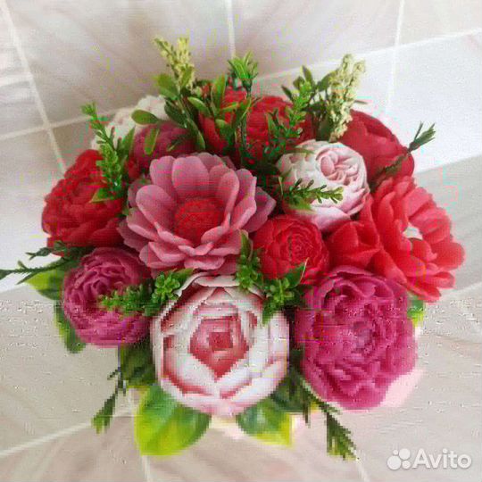 Букет интерьерный из мыла