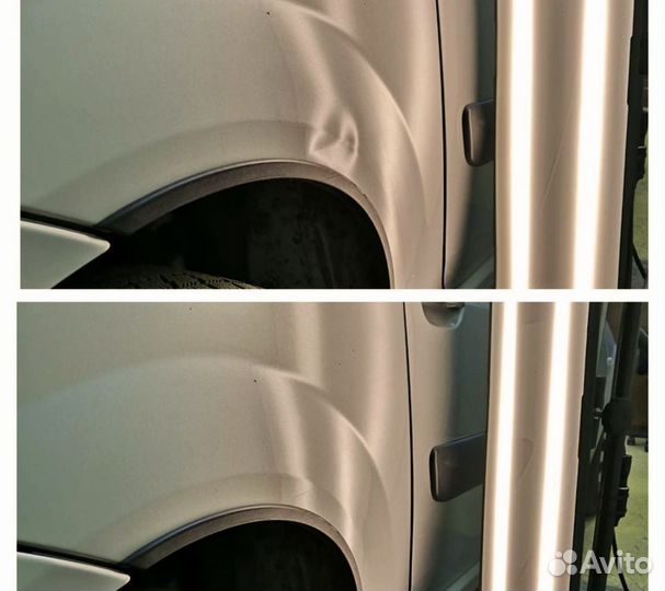 Вакуумная рихтовка (выпрямление вмятин )