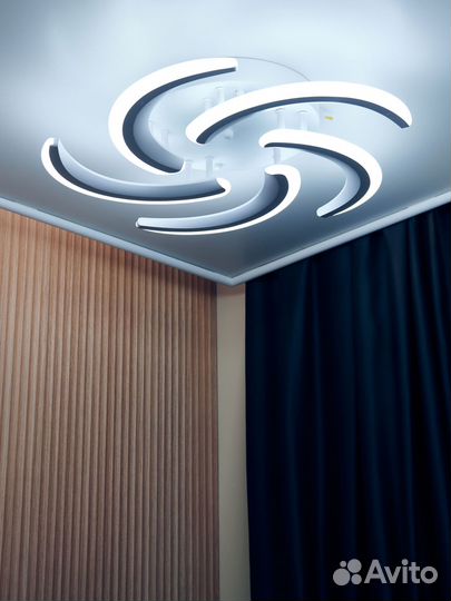 Люстра потолочная светодиодная 5 ламп