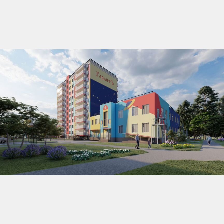 1-к. квартира, 58,5 м², 1/10 эт.