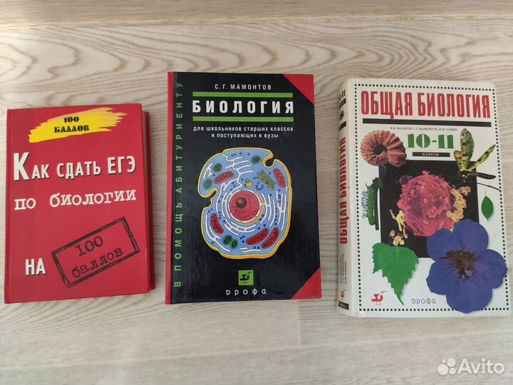 Учебники по биологии для подготовки к егэ