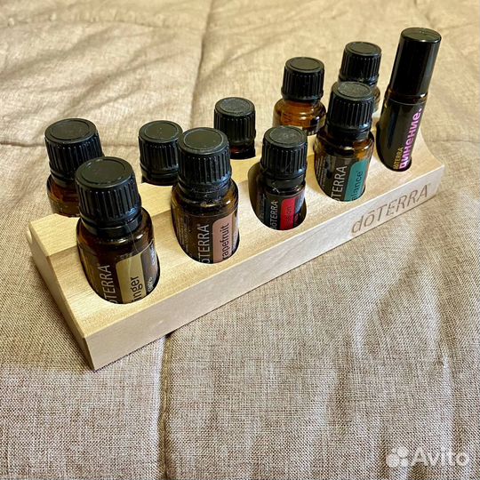 Деревянная подставка для эфирных масел doTerra