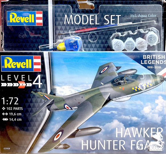 Сборная модель самолета Hawker Hunter Revell