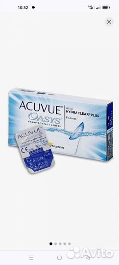 Линзы контактные acuvue oasys двухнедельные