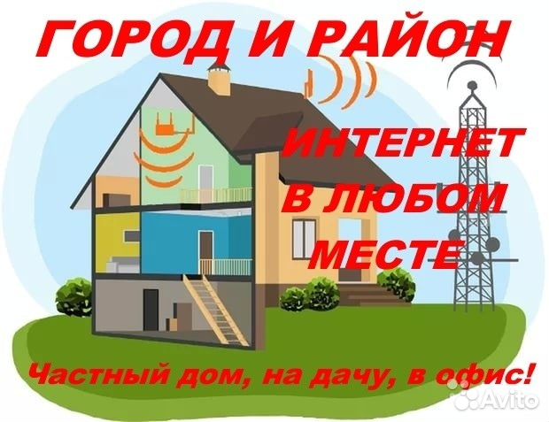 Интернет в частный дом, дачу, деревню, офис, склад