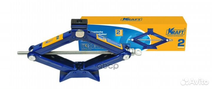 Домкрат ромбический 2 тонны: высота подъема - 3