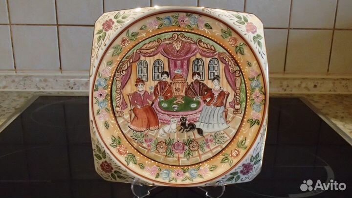 Тарелка Самовар Богдановический фз 1973-1991 год