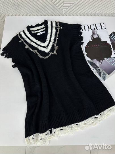 Крутой удлинённый Жилет (корейский стиль)